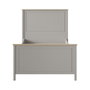 Hanah Home Cama Individual Gris y Roble